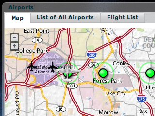 Yahoo AS3 Maps API and FlightAware